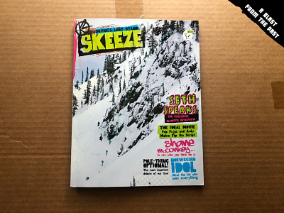 BeneskiDesign SKEEZE Magazine Cover design magazine cover magazine design print design