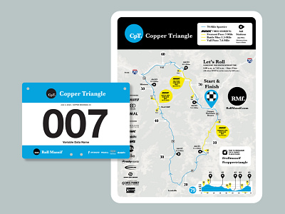 BeneskiDesign RollMassif CopperTriangle Map branding design map design