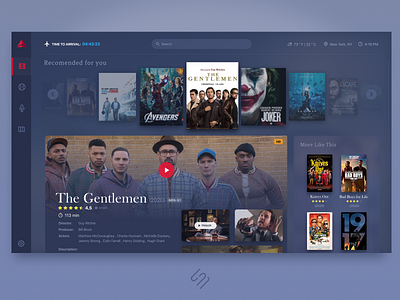 Delta Airlines In-Flight Entertainment airlines app design fly delta in flight entertainment ui ux