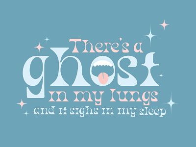 I'm Not Calling You A Liar design ghost liar lyrics typography warmup