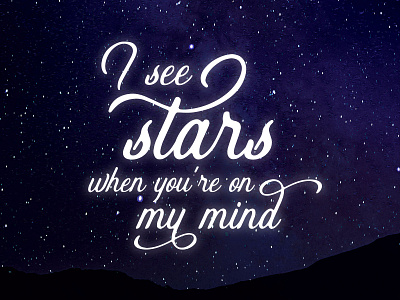 Like the Night - Moonbeau lyrics typography