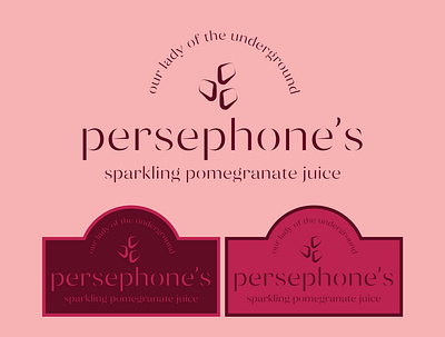 Persephone's design juice label label design lyrics typography weekly warm up