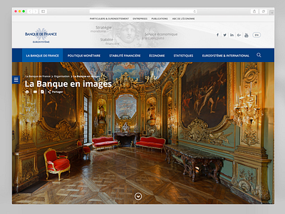 Pages proposals for Banque de France (Isea Bloom Agency) banking banquedefrance bdf ui uidesign ux web webdesign website