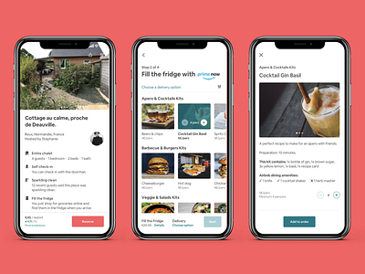 Airbnb, Fill the Fridge airbnb app design feature ui uidesign ux uxdesign web website