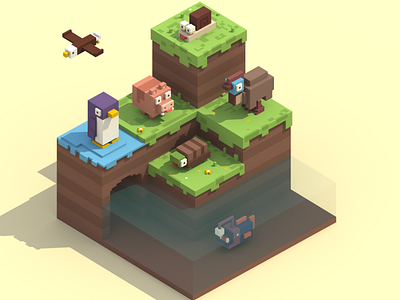 Crossy Road Characters