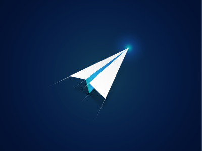 I <3 Paper Planes aero air icon idea logo paper planes send share symbol vector