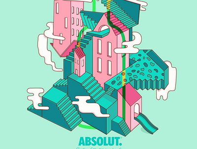 Absolut competition creative digitalart illustration vector