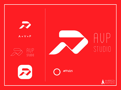 AVP studio - more details adobe brand branding design font illustrator logo logo design logodesign logofolio movie studio vector