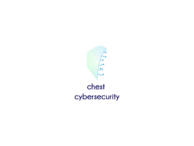 CHEST cybersecurity adobe brand branding design font illustrator logo logo design logodesign logofolio vector