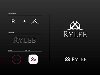 More about "Rylee" adobe brand brand identity branding dress fashion illustrator logo logo design logodesign logofolio portfolio shop visual identity women