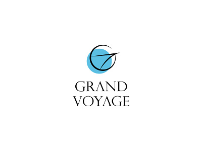 GRAND VOYAGE travel agency adobe brand identity branding cruise cruise ship illustrator logo logo design logodesign logofolio portfolio ship travel travel agency visual identity voyage