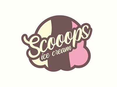 Day 27/50 Ice Cream Company 27 branding challenge daily dailylogochallenge day 27 family farms ice cream icecream logo scooops snob