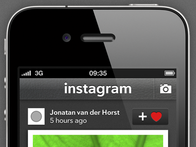 Instagram UI instagram interface ios iphone ui