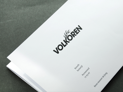 Volkoren letter paper