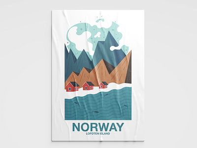 Poster for a travel agency