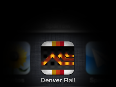 Denver Rail Icon denver rail icon led light rail