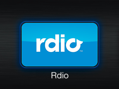 TV Rdio apple tv icon rdio