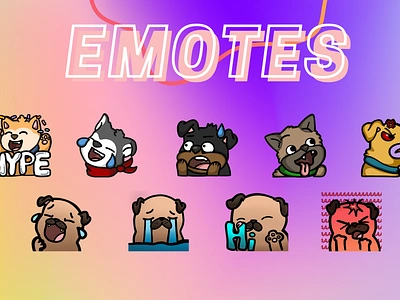 Twitch Emotes branding design emotes icon illustration logo twitch web