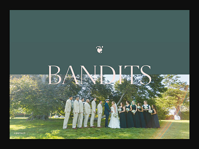 Bandits Photography Website interaction photography reactjs typogaphy web website