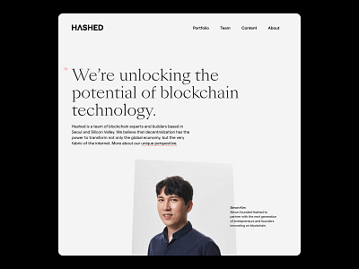 Hashed blockchain blockchainfirm design landing page design typography web website design