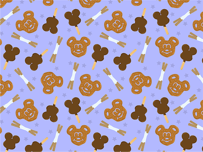 Classic Disney Treats design disney illustration pattern
