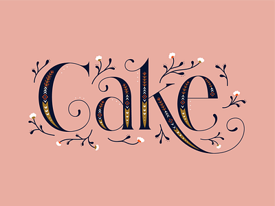 Cake in Decorated Serif