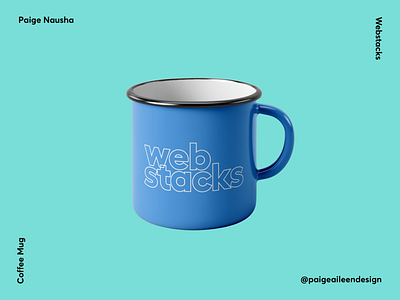 Webstacks Coffee Mug branding custom type design vector