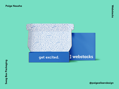 Webstacks Swag Box design illustration packaging pattern vector