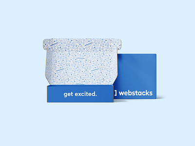 Webstacks Swag Box branding design vector