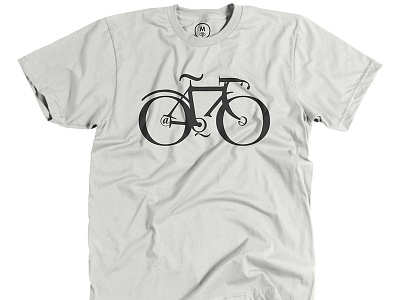 Matt Sutter: Typebike bicycle bike cotton bureau shirt design tee type illustration typography