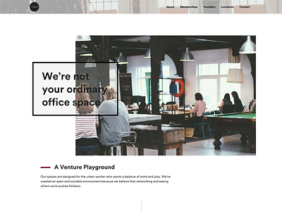 The Startup Orgy design development flat frontend onepage photography startup typography web webdesign website