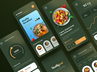 Healthyfood App Concept