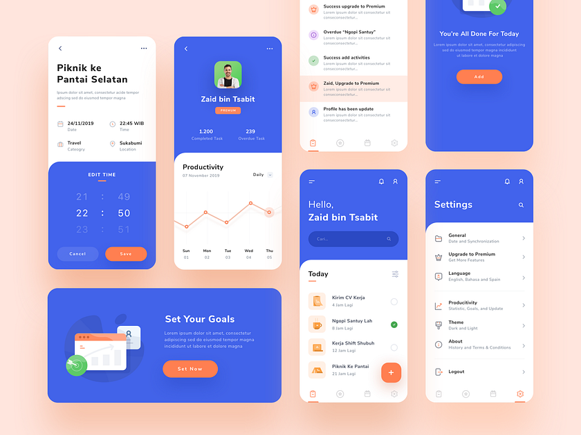 Todo App Design by Fikri Ruslandi on Dribbble