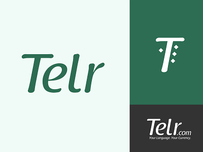 Logo - Telr branding graphic design illustration logo vector