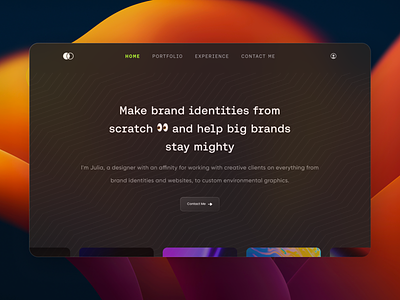 Creative Design Agency - Landing Page Website