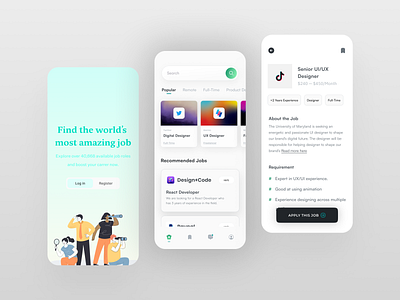 Job Finder App UI