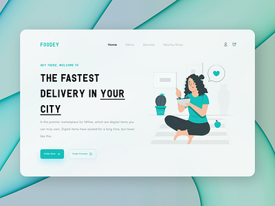 Food Delivery Landing Page 🍕