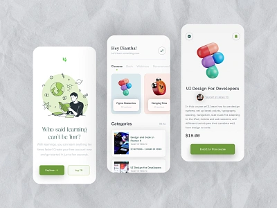 Courses App UI 2022 app design appdesign branding camp design forest illustration inspiration interface ios logo mobile mobile app mobileapp mobiletrends mobileui trending ui uidesign