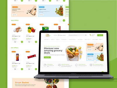 EasyGrocery: Online Grocery Buying Platform web