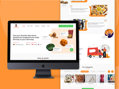 Desi Butler: Online Ordering Platform online delivery website website development