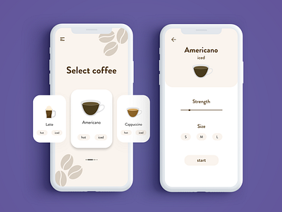 Coffee Machine App UI