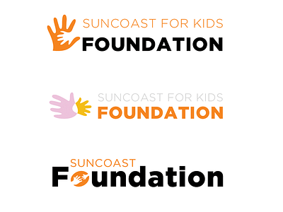 Suncoast For Kids Foundation branding illustrator logo ssfcu