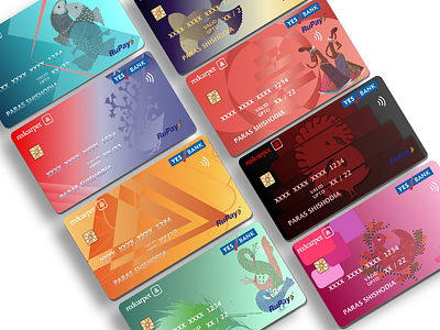 Redcarpet credit cards mockup cards redcarpetup sketch