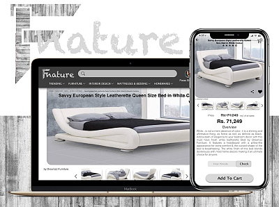 Fnature, The Decor E-commerce website. decor ecommerce furniture store mobile ui ui ui design uiux webdesign