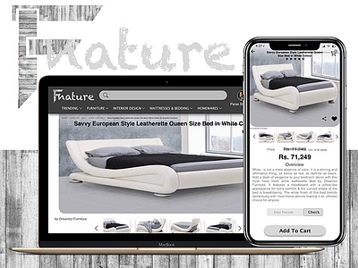 Fnature, The Decor E-commerce website.