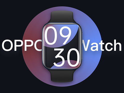 oppo watch-surface UI design