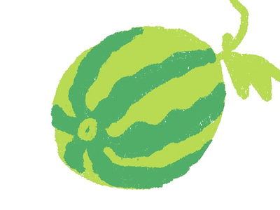 watermelon illustration logo