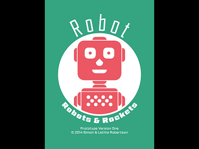 Robots and Rockets Card Game - Robot card card game flat game ironstrike robot