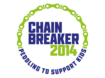 Chainbreaker Logo bike chain charity cycling logo