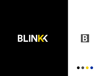 Blinkk.ai - Visual Identity branding design icon identity design logo typogaphy vector visual identity